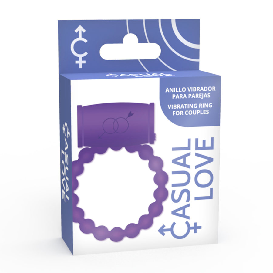 Anneau Vibrant Couple Casual Love Ring 25 Violet