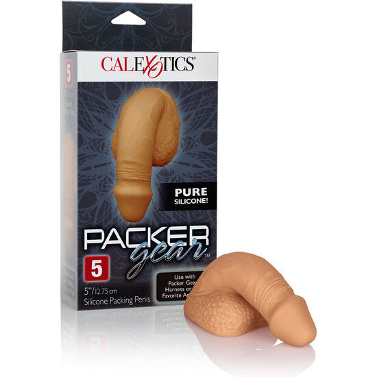 Pénis en Silicone Packer Gear 12,75 cm Caramel - Calexotics