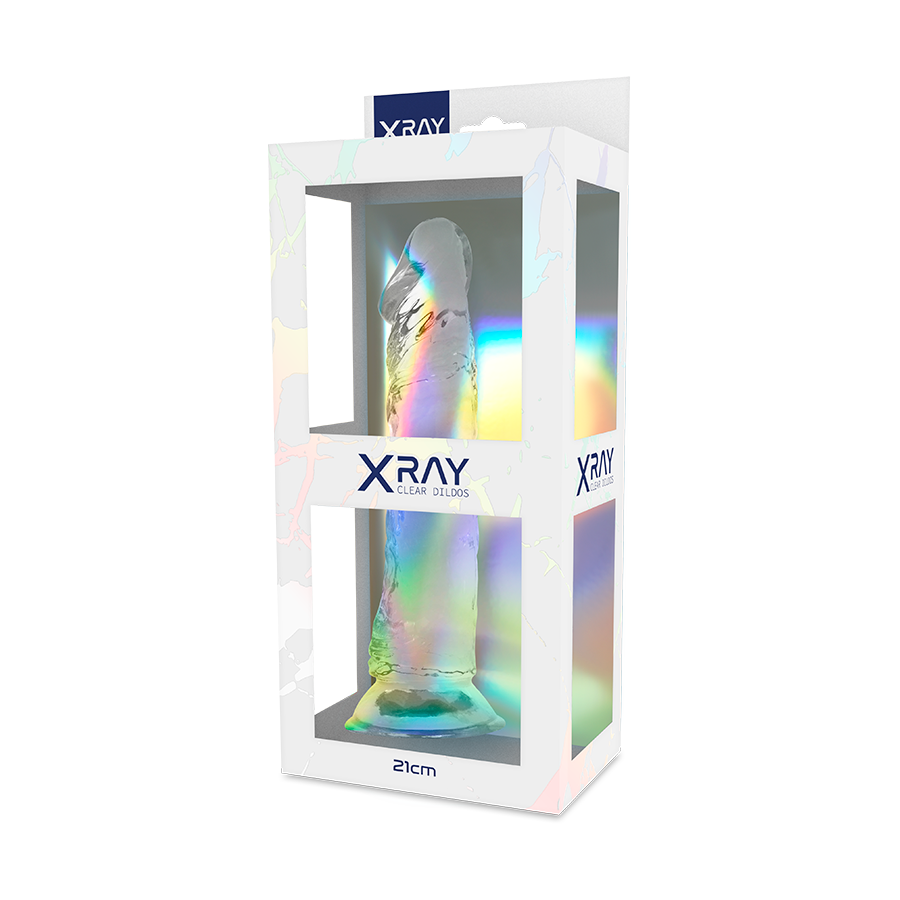 Gode Réaliste X Ray Clear Transparent 21cm - X Ray
