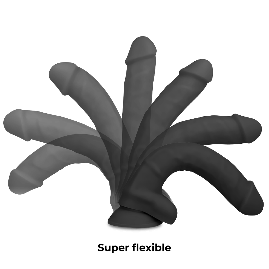 Gode Réaliste Cock Miller Articulable Noir 19,5cm - CockMiller