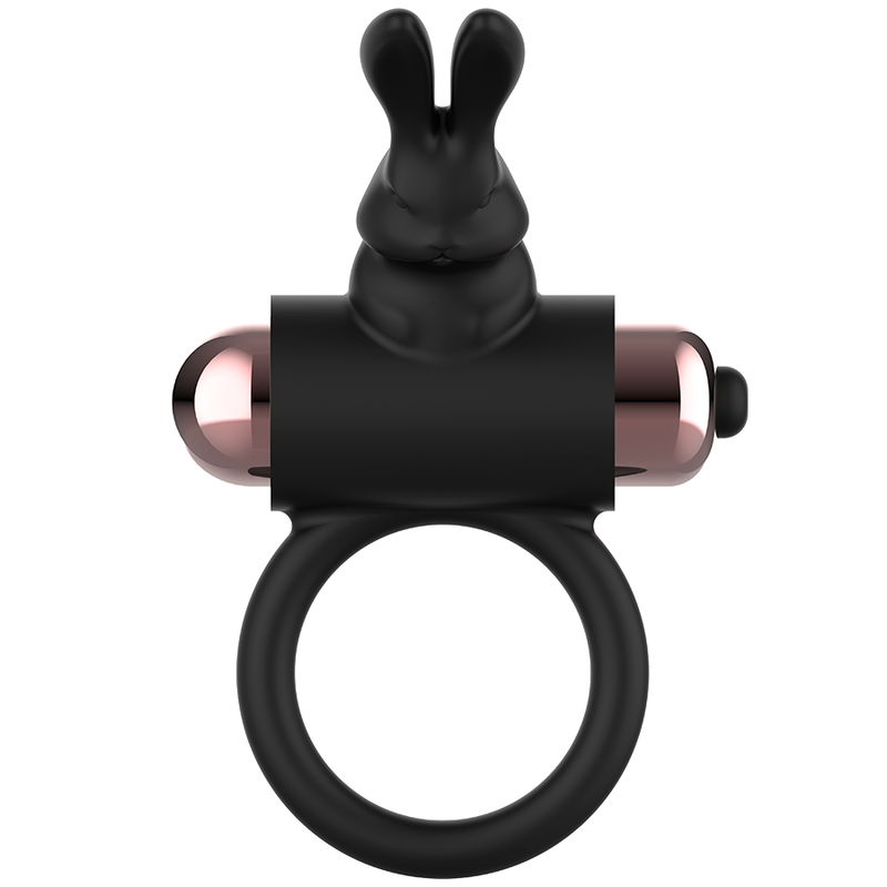 Anneau Vibrant Coquette Chic Desire Noir/Or - Coquette