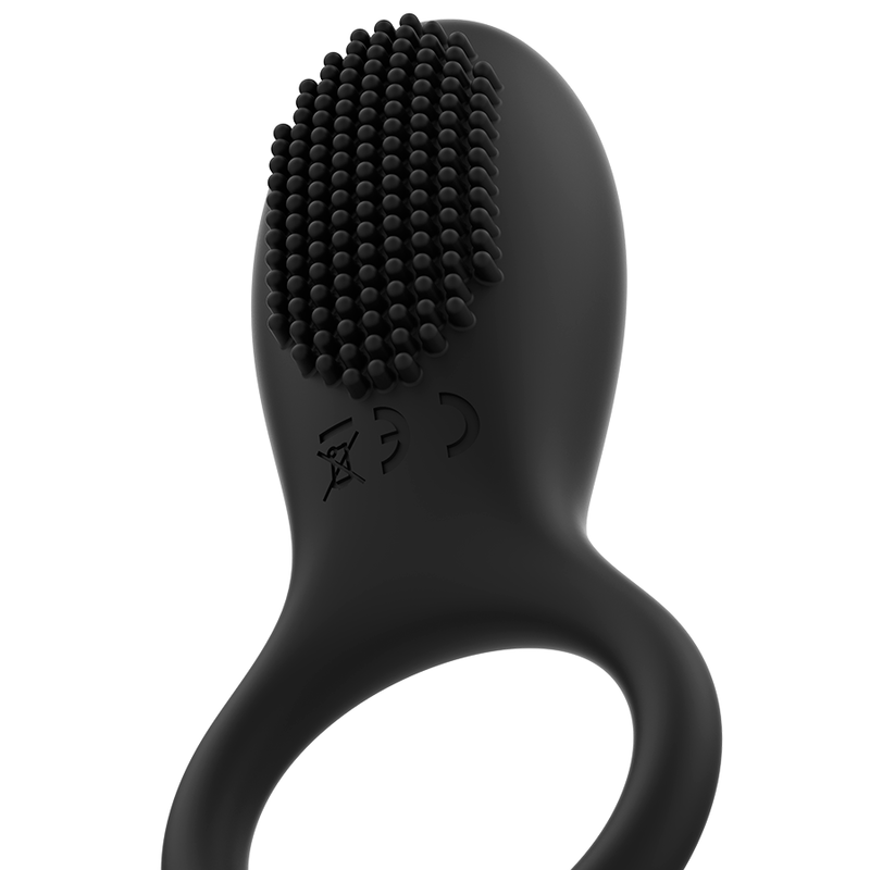 Cockring Vibrant Chic Desire Télécommandé Noir/Or - Coquette