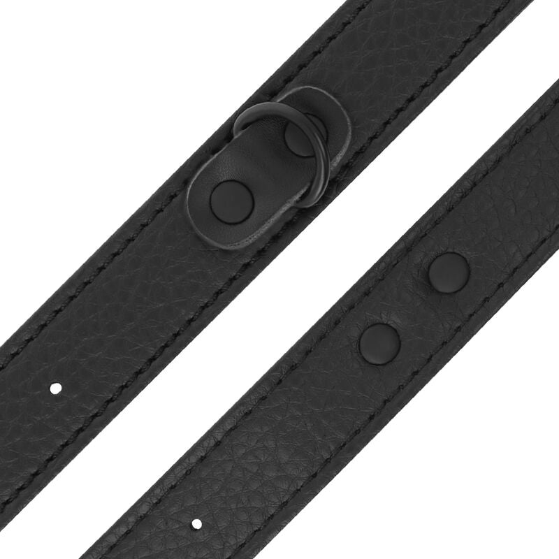 Darkness – Menottes Bondage en Simili Cuir Noir