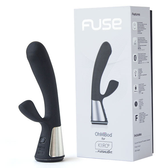 Vibromasseur Rabbit Connecté OhMiBod Fuse Noir - Kiiroo
