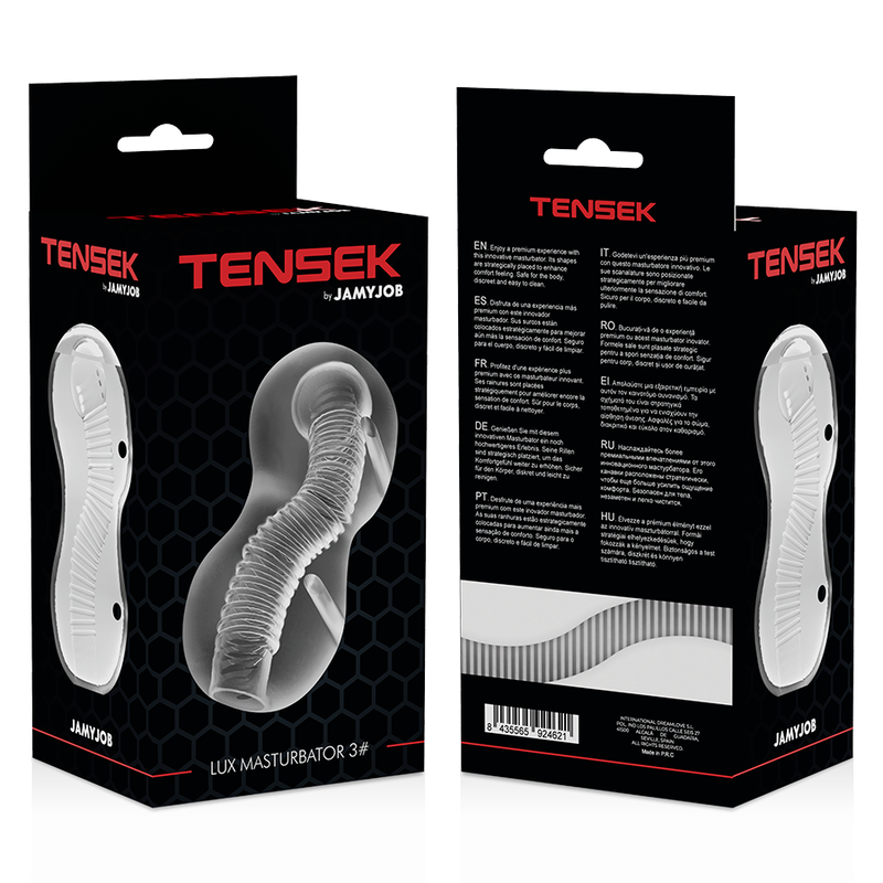 Masturbateur Tensek 3 Transparent Clair - Jamyjob