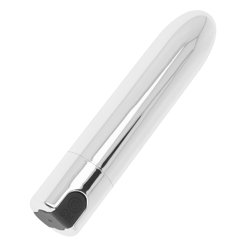 Balle vibrante argentée 9,5 cm - Ohmama - OHMAMA STIMULATING