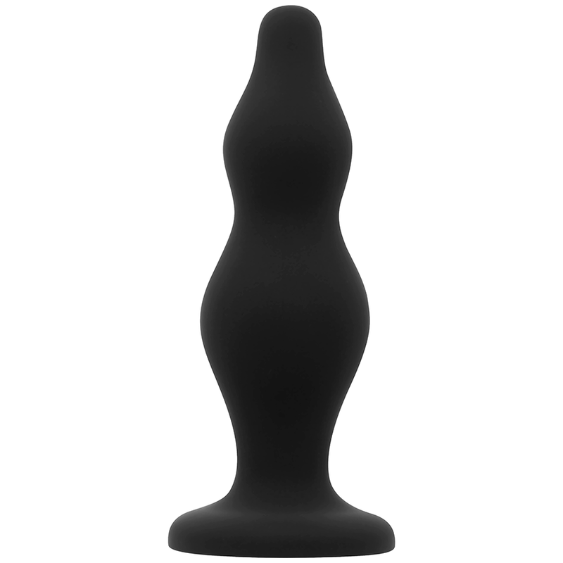 Ohmama - Plug Anal en Silicone Nivelé avec ventouse - 12 cm