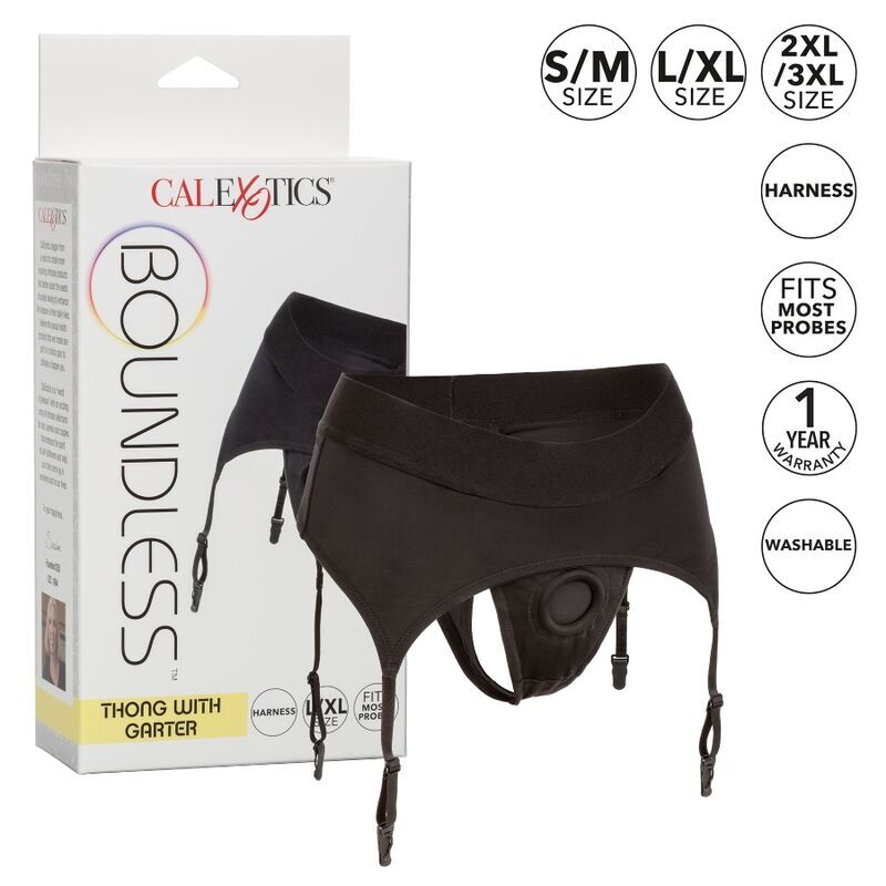 Harnais String Boundless avec Jarretière L/XL - CalExotics