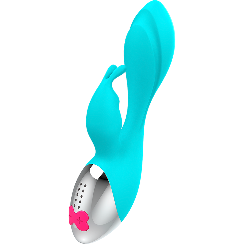 Vibromasseur Rabbit Miki 7 Vibrations Bleu - Happy Loky