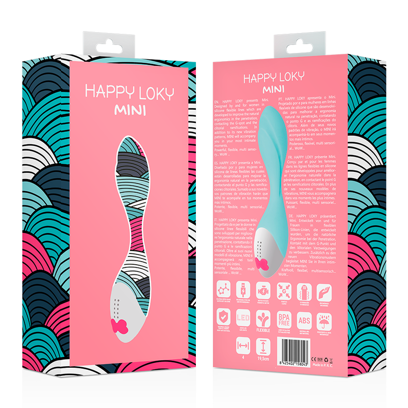 Vibromasseur Happy Loky Mini Fun Turquoise - Happy Loky