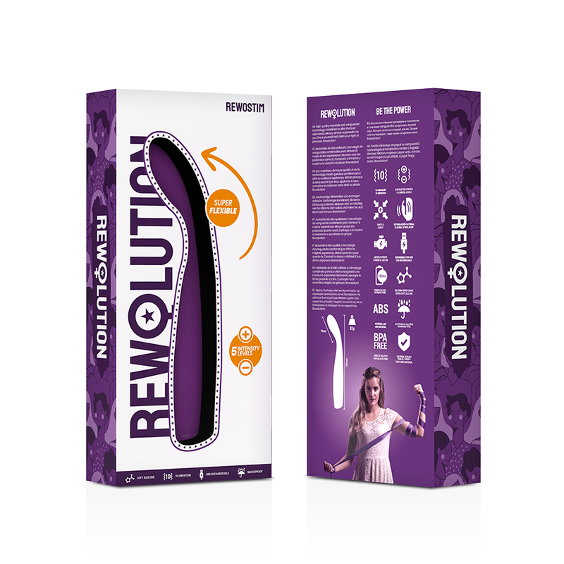 Vibromasseur souple Rewostim - Rewolution - REWOLUTION