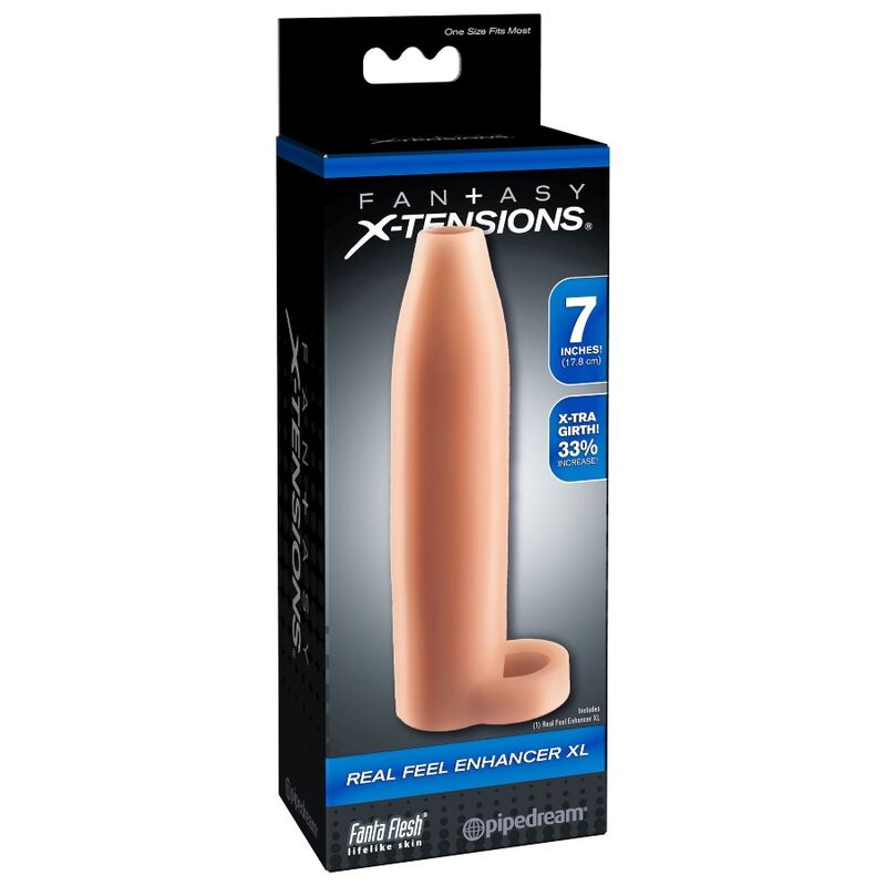 Gaine Pénis Fantasy X-Tensions Real Feel Enhancer XL - Pipedream