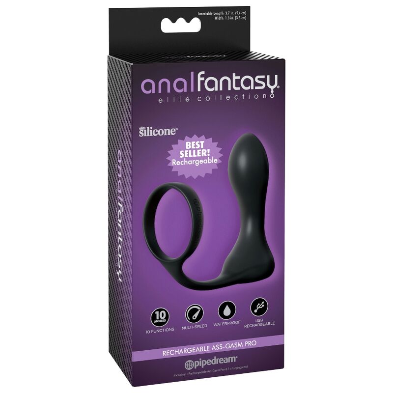 Plug Anal Vibrant Ass-Gasm Pro Rechargeable - Pipedream
