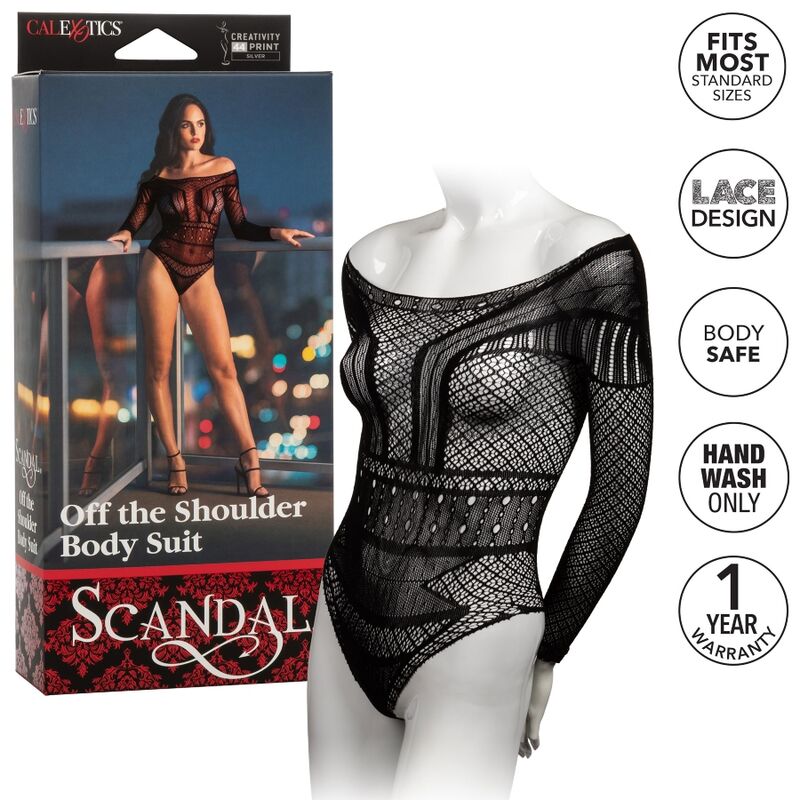Body Scandal Off The Shoulder Noir - CalExotics