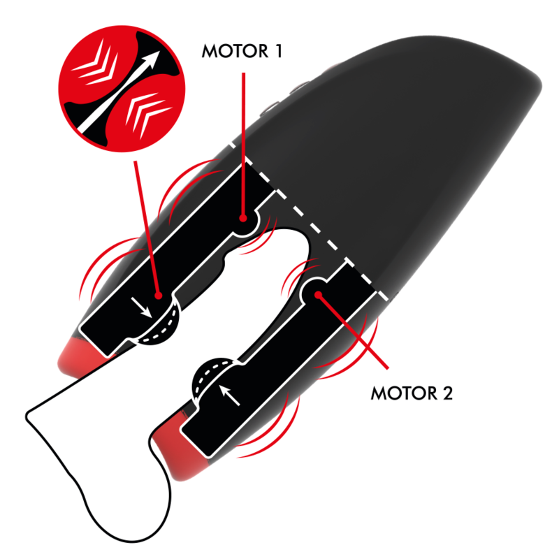 Masturbateur Vibrant Novax Vibration et Compression - JamyJob