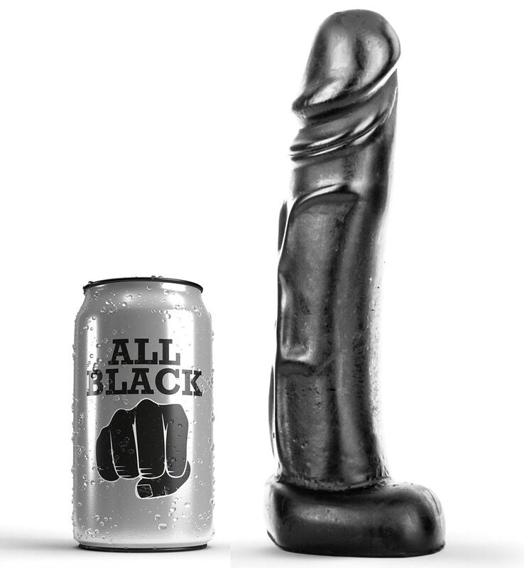 All Black - Godemichet Réaliste XXL - 22 cm