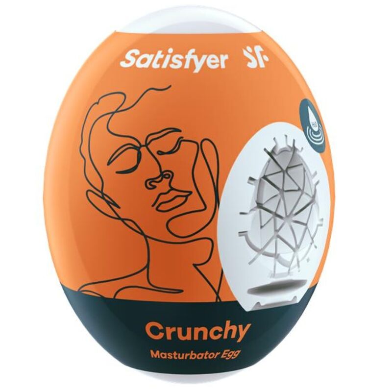 Masturbateur Œuf Crunchy Hydro-Actif - Satisfyer