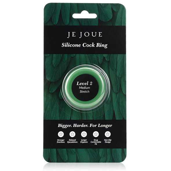 Cockring Silicone Niveau 2 Vert - Je Joue - Je Joue