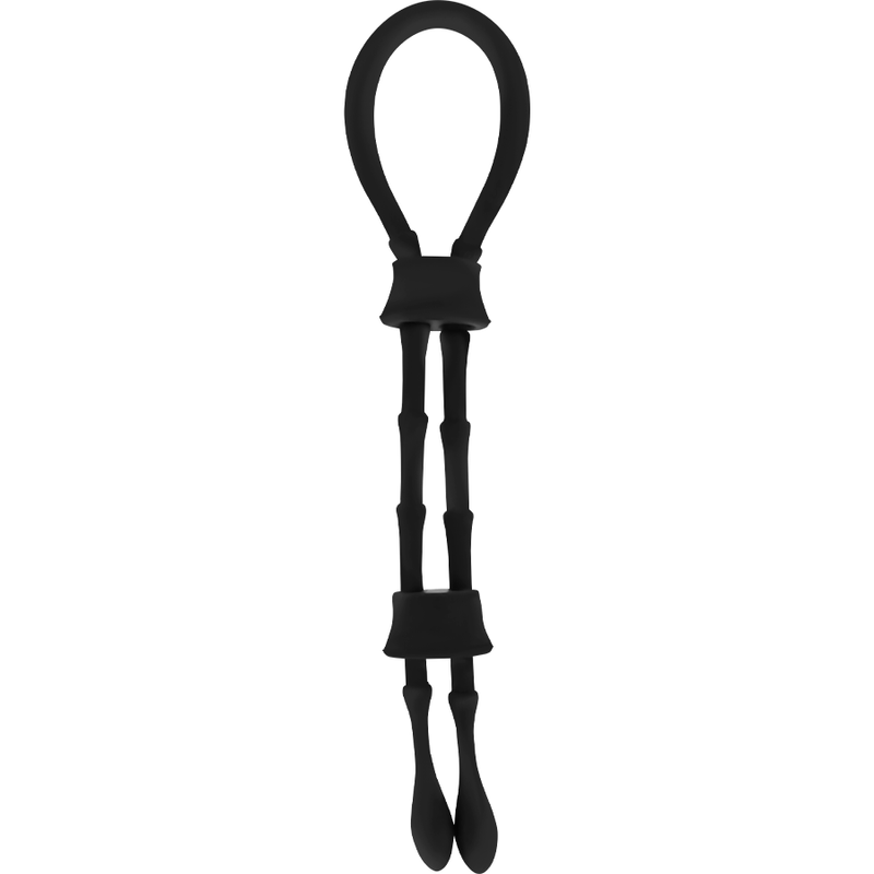 Anneau Pénien Cockring Cordon Coq et Testicules - Ohmama - OHMAMA FETISH
