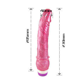 Baile - Pénis Doux & Vibrant 23 cm - Rouge