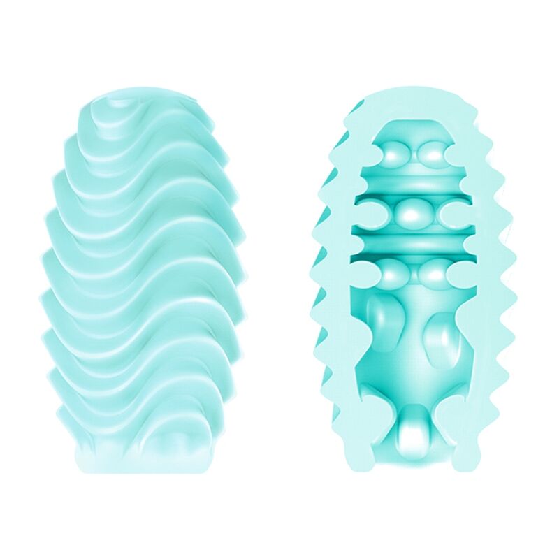 Œuf Masturbateur Double Face Turquoise - Pretty Love