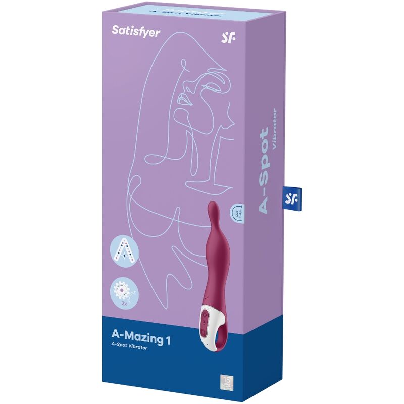 Vibromasseur Point A A-Mazing 1 Rouge - Satisfyer