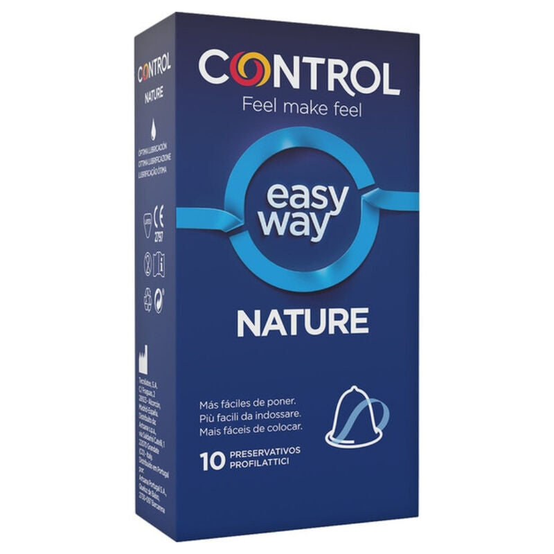Préservatifs Control Nature Easy Way Transparents x10 - Control - CONTROL CONDOMS