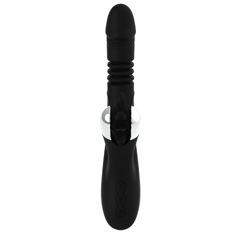 Vibromasseur Rabbit Bunny Reed Up & Down - Black&Silver