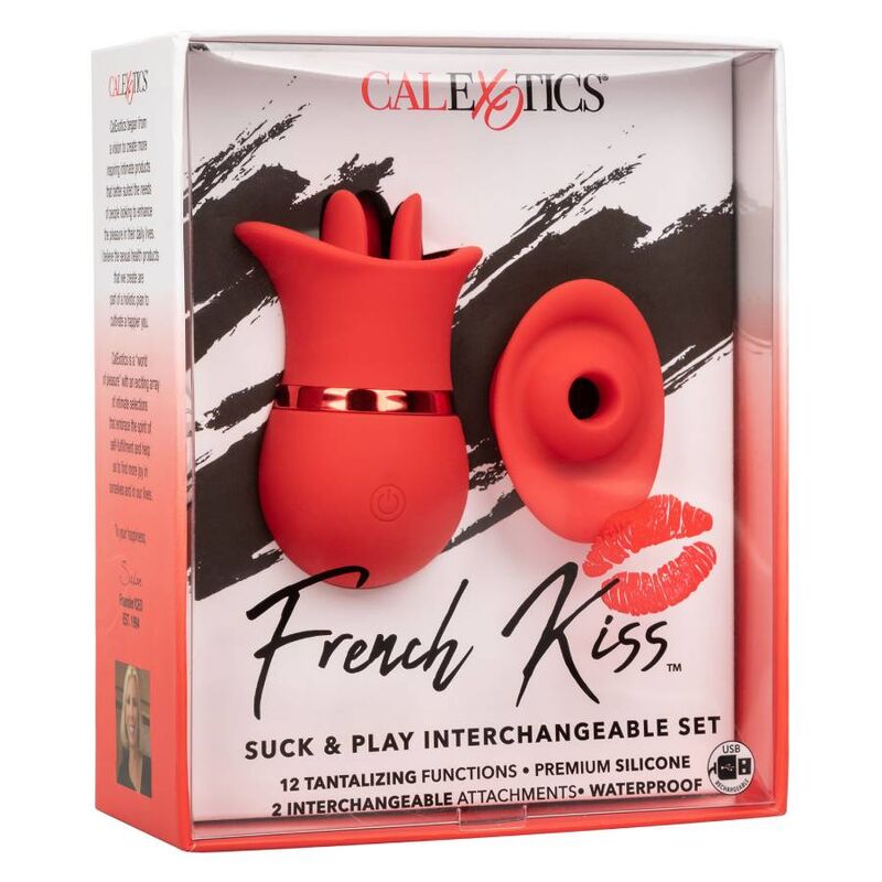 Stimulateur Tétons French Kiss Suck & Play - Calexotics