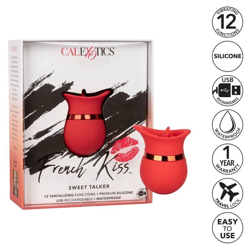 Stimulateur French Kiss Sweet Talker Rose - CalExotics