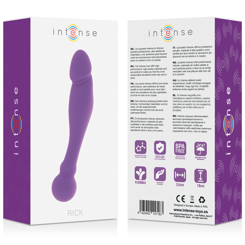Stimulateur Double Intense Rick Dual Lilas - Intense