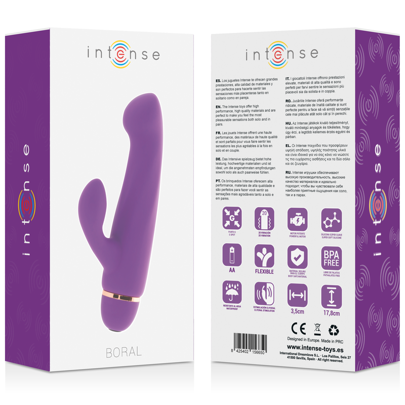 Vibromasseur Rabbit Intense Boral Lilas - Intense Toys