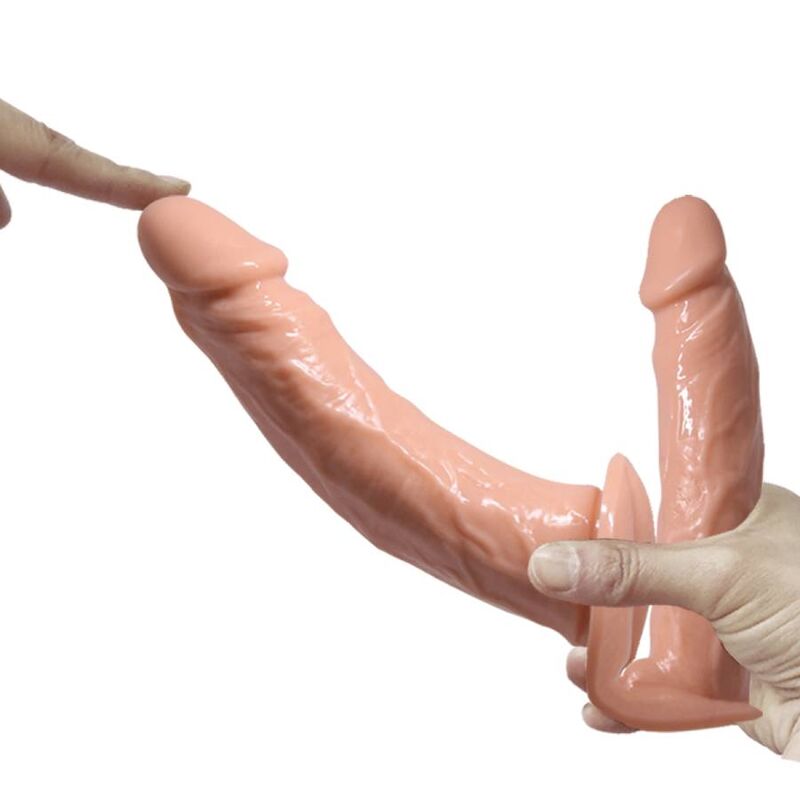 Baile - Gode Ceinture Double Gode 18 cm et 15 cm