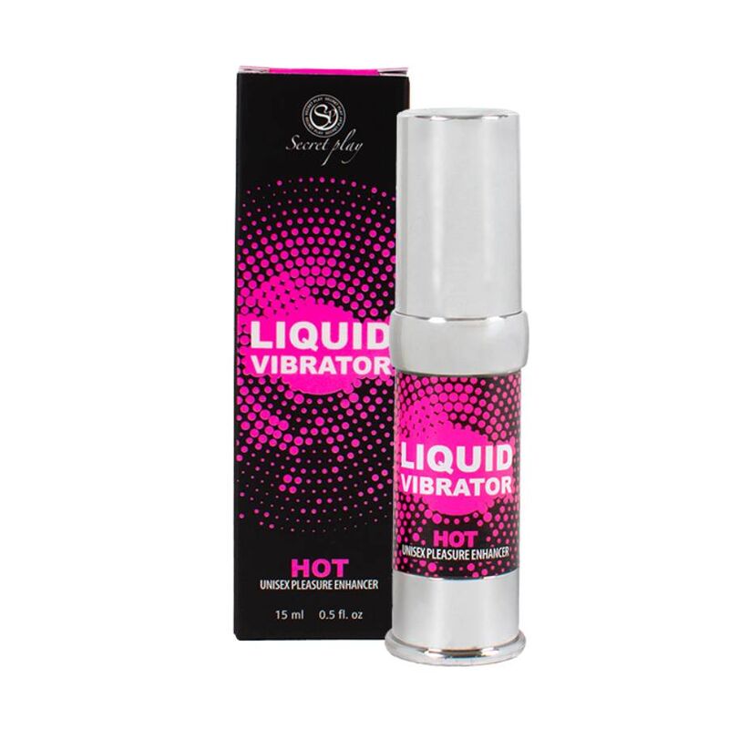 Secret Play - Gel Intime Effet Chauffant Parfum Fraise Liquid Vibrator - 15 ml