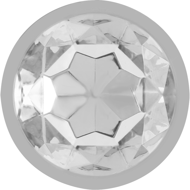 Plug Anal Bijou Intense Crystal Argent Taille S - Intense