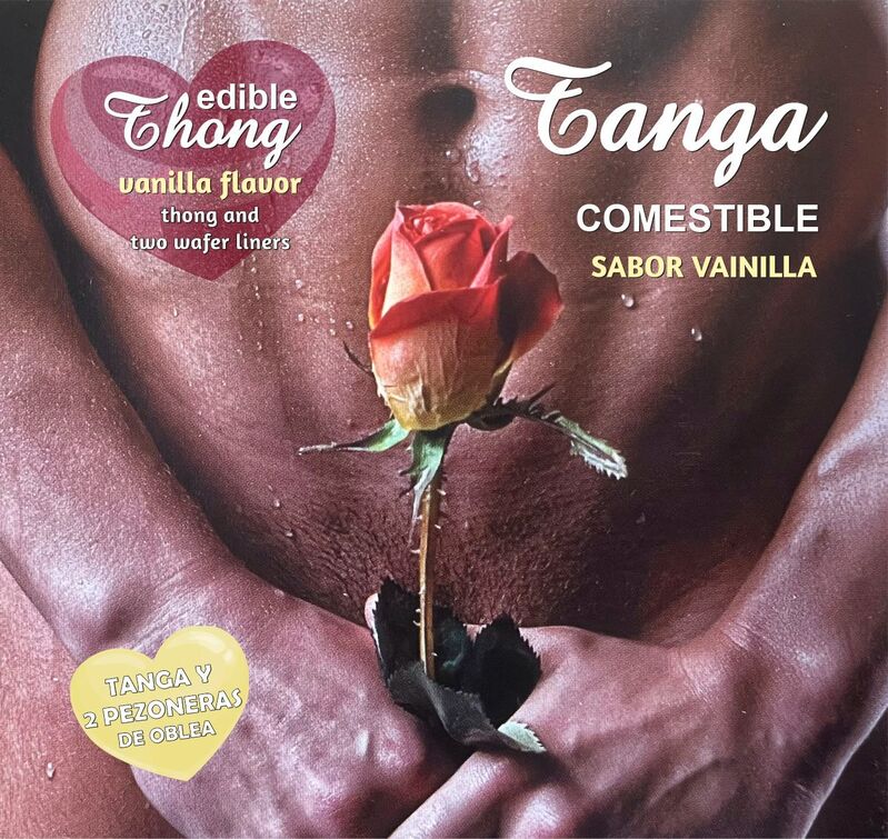 Ensemble Comestible String Cache-Tétons Vanille - Hotflowers