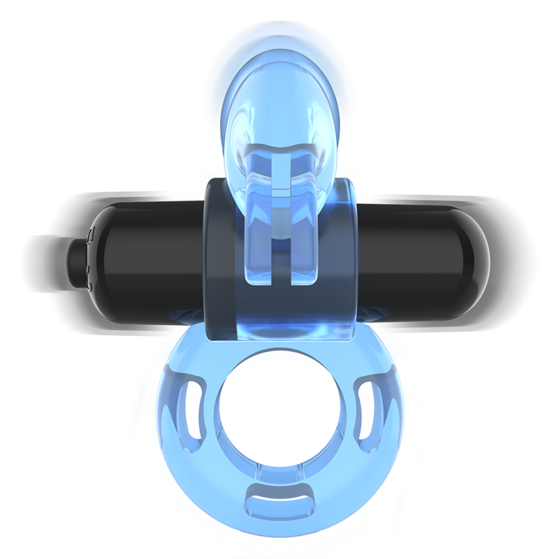 Anneau Vibrant Rabbit Ring Intense Bleu - Intense