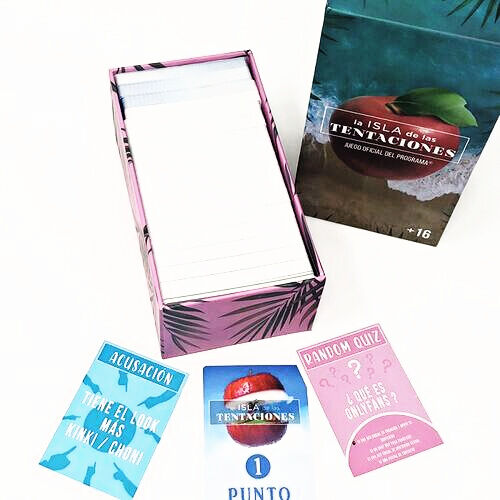 Jeu de cartes érotique La Isla de las Tentaciones officiel - Espagnol - LA ISLA DE LAS TENTACIONES