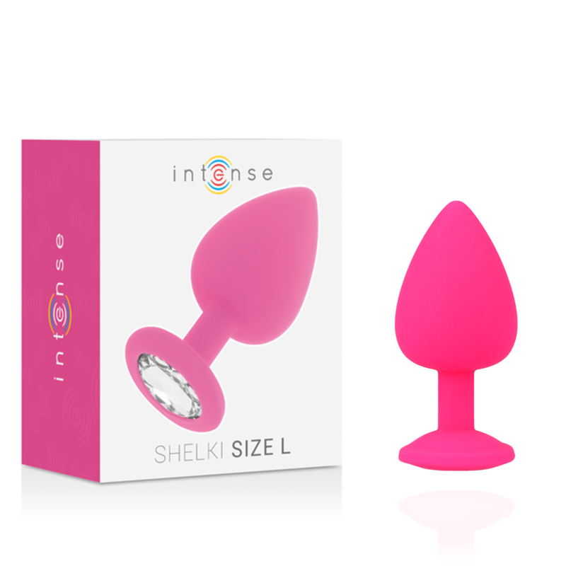 Plug Anal Intense avec Strass Fuchsia - Intense