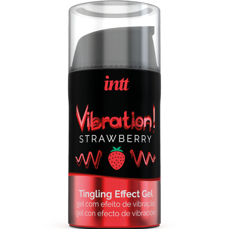 Gel Stimulant Vibration Fraise Embrassable - Intt