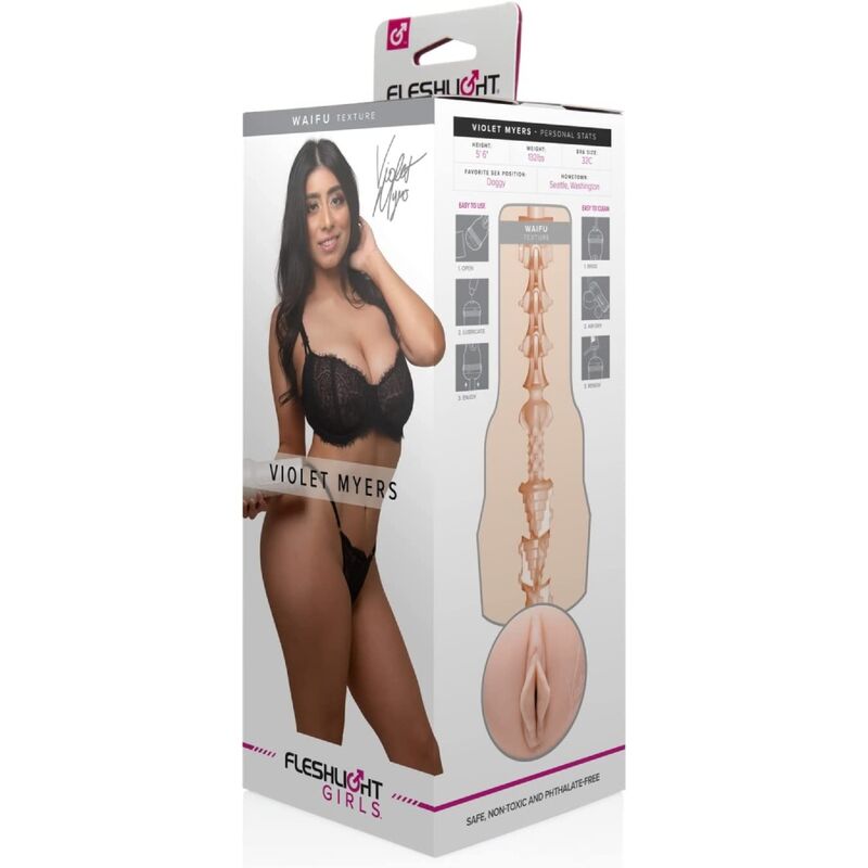 Masturbateur Vagin Actrice Violet Myers - Fleshlight Girls