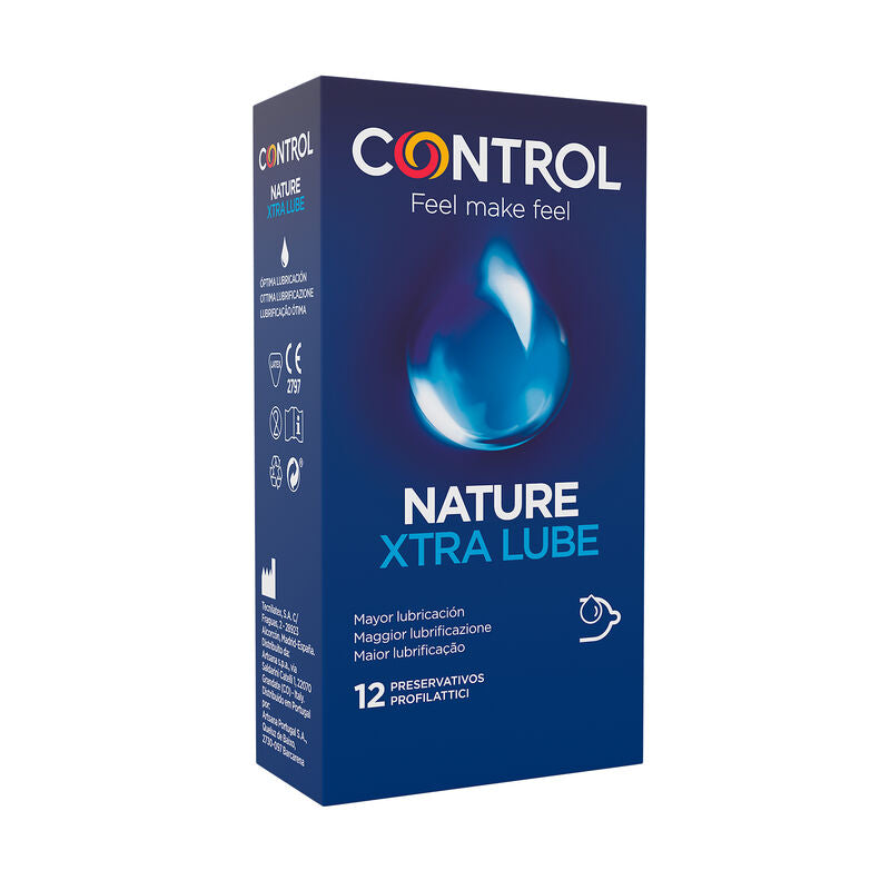 Préservatifs Control Adapta Nature Extralube Boîte 12 - Control - CONTROL CONDOMS