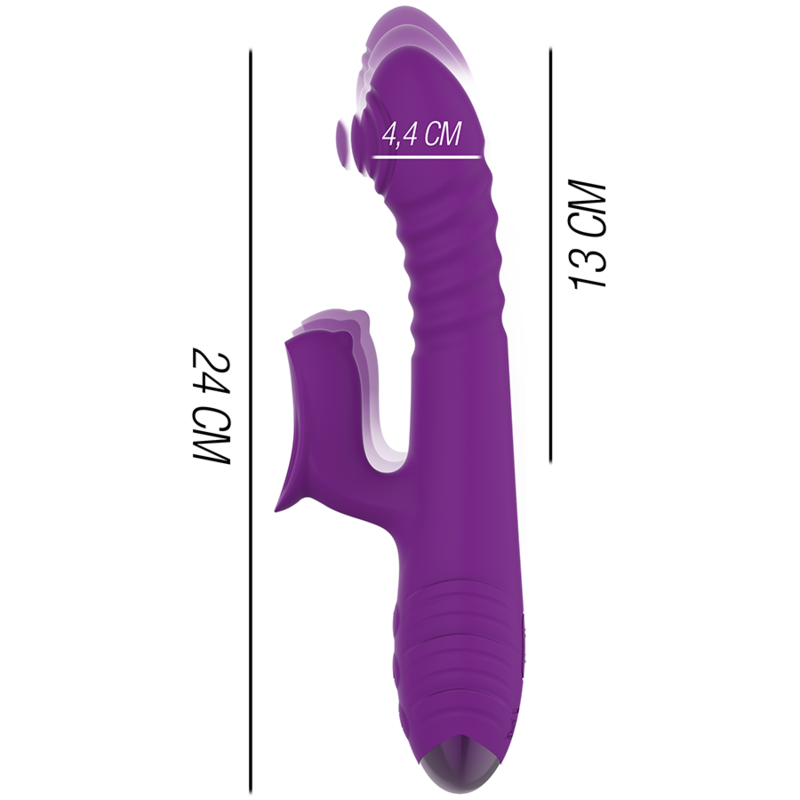 Vibromasseur Multifonction Iggy Up & Down Violet - Intense