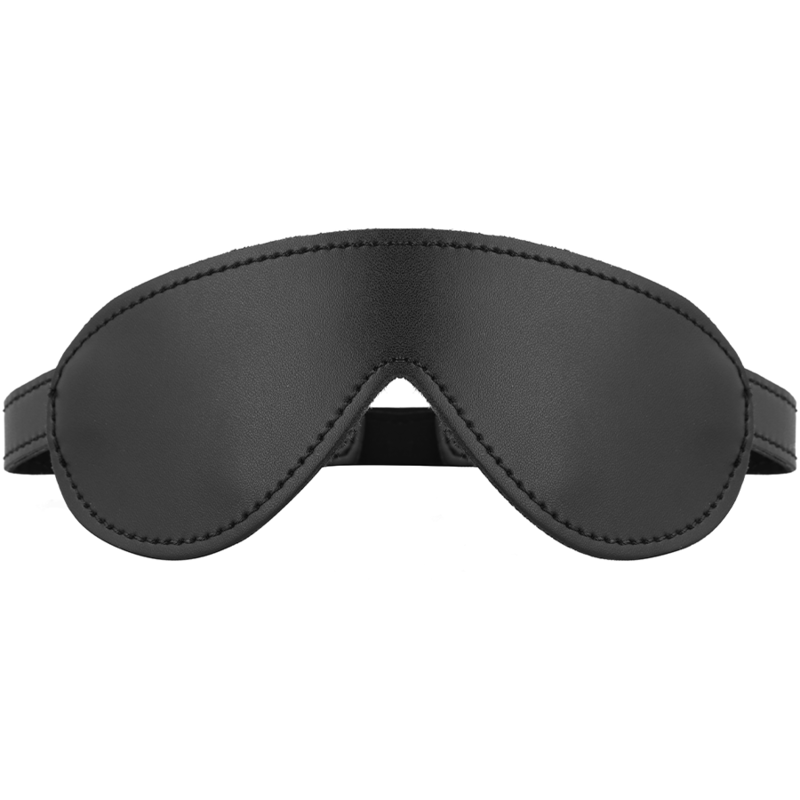 Masque BDSM Intense Cuir Synthétique Noir - Intense Fetish