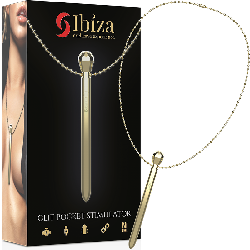 Stimulateur Clitoridien de Poche Ibiza Doré - Ibiza