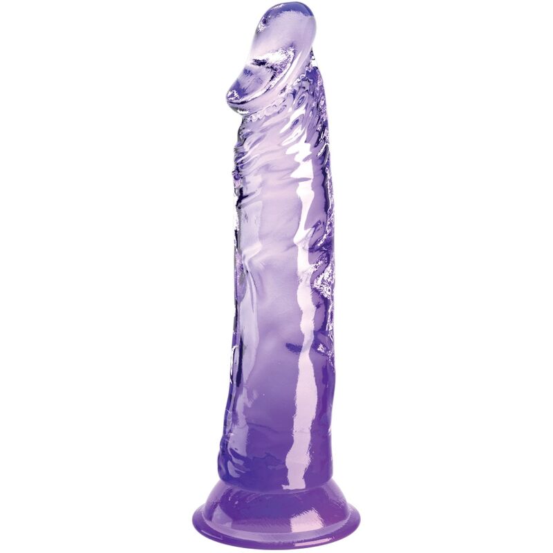 Gode Réaliste King Cock Clear 19,7cm Violet - Pipedream