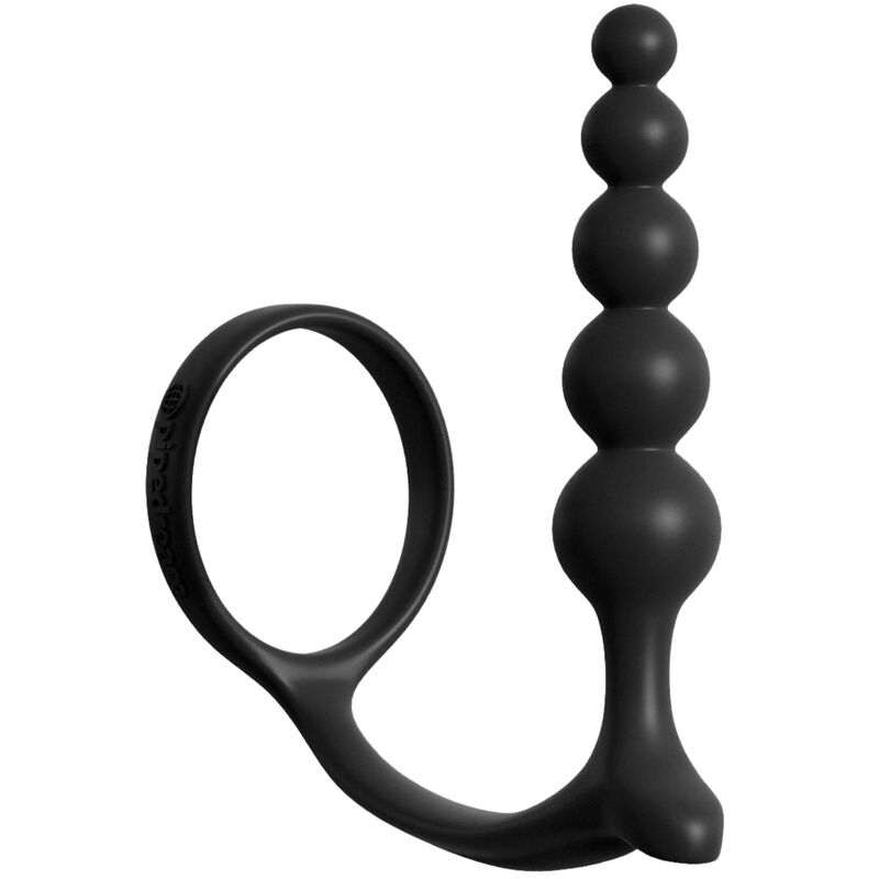 Plug Anal avec Cockring Ass-Gasm Perlé - Pipedream