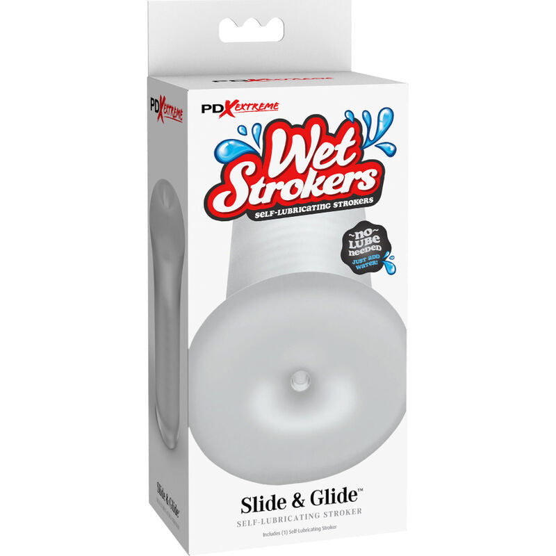 Fetish fantasy extreme - masturbadeur mâle en silicone transparent slide & glide