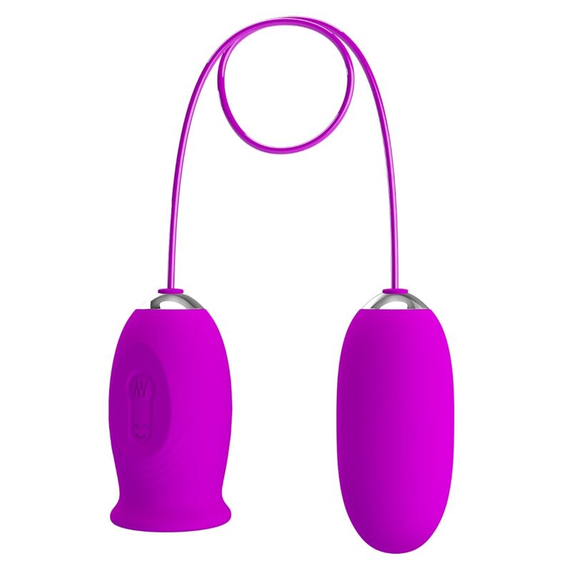 Pretty Love – Oeuf vibrant de poche avec stimulateur effet léchage – Rose