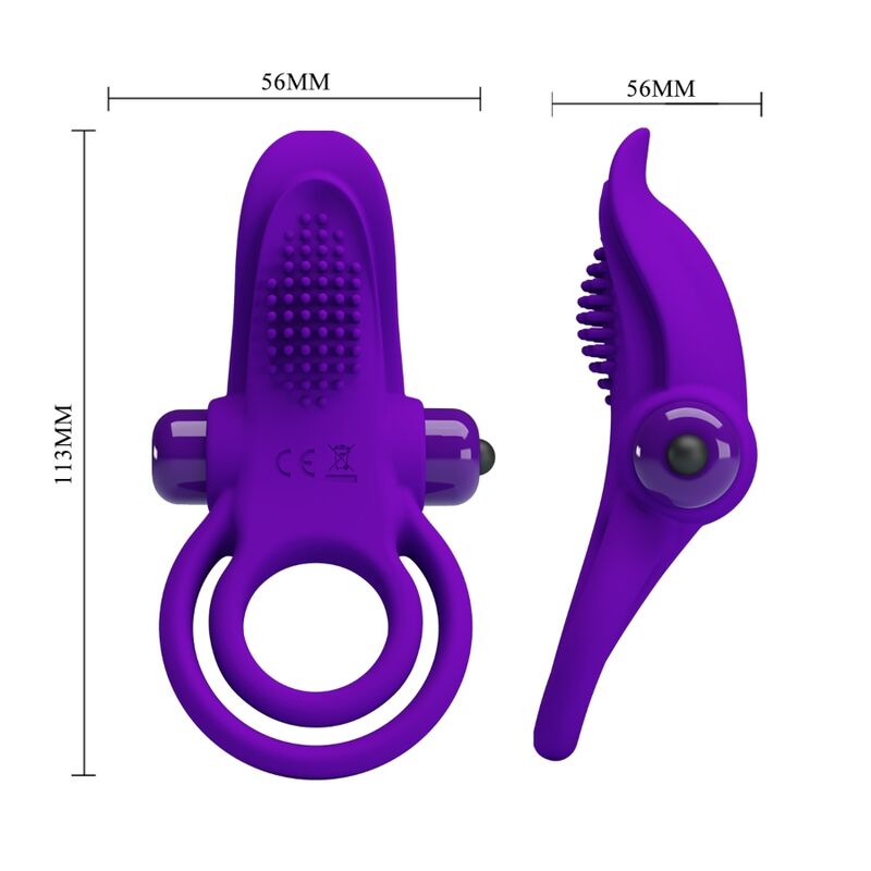 Anneau Pénien Vibrant Pretty Love Violet - Pretty Love